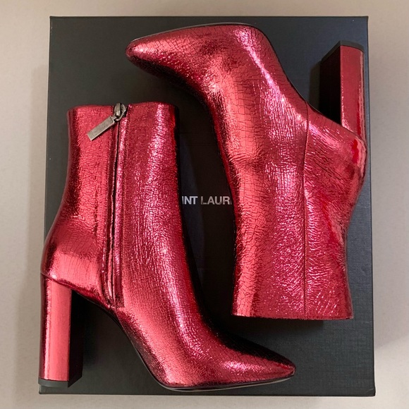 Saint Laurent ruby boots - Picture 7 of 16